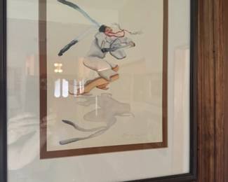 Sam English, Sr. original watercolor