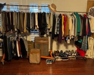 Women's clothing and shoes, luggage