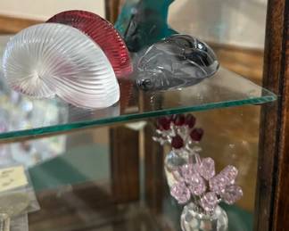 Baccarat, Lalique, and Swarovski