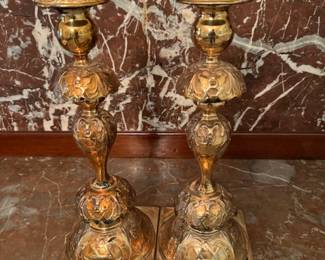 B. Henneberg, Warsaw, candlesticks