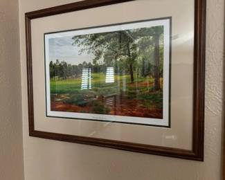 Pinehurst #2  5th Hole, Richard Chorley offset print
