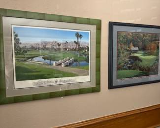 (left) Graeme W. Baxter offset print (right) Larry Dike offset print