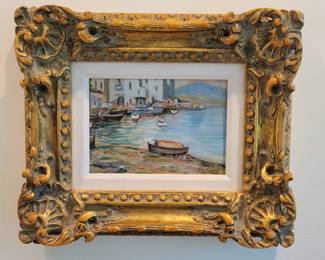 Oil Painting Signed Borgioli.