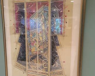 William Gatewood "Screen Kimono Collage.