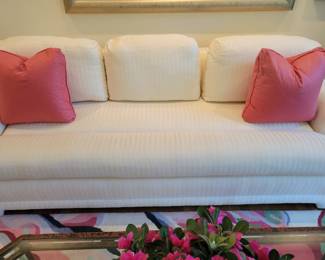 Sofa by Marge Carson.