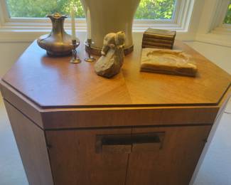 Modern Octagonal Cabinet by Founders Furniture. 