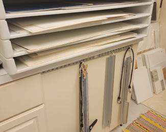 Artist studio supplies. 