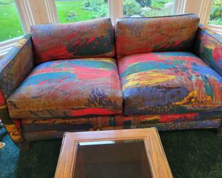 Mid Century Love Seat. 