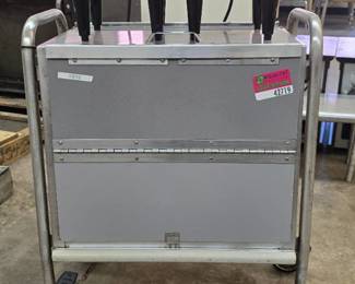 Stainless Steel Folding Caddy And (2) Bunn Warmers