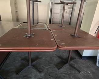 (8) Assorted Restaurant Style Tables
