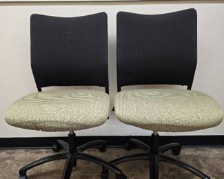 (2) Atlantis HON Office Chairs W/ Green Design