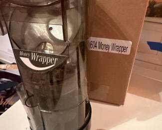 Coin Money wrapper machine & wrappers