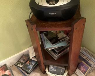 CD player & CDs