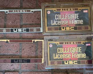 USC license plate holders - frames