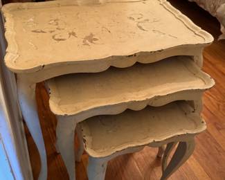 Painted nedting tables