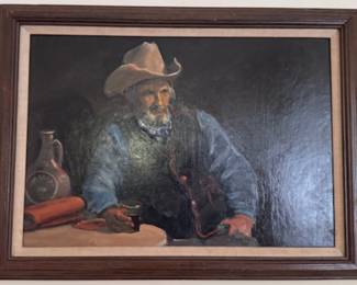 Oil painting by Charles Malin