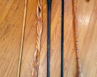 Collection of very nice walking sticks and canes
