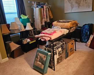 Linens and Lamps shades