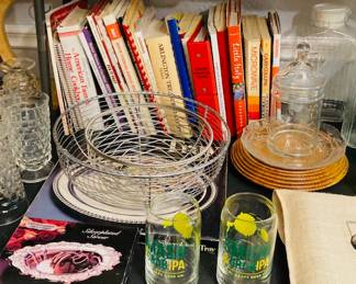 Cookbooks and Kitchenware.