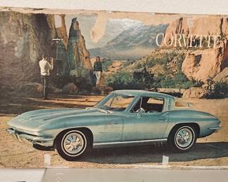1964 Chevrolet Corvette Sting Ray Sport Coupe Dealership Poster.