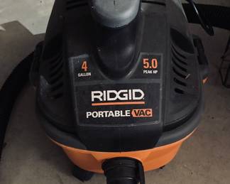 Ridgid 4 Gallon, 5HP Wet Dry Vac .