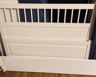 Mid Century Wood Full Bed.