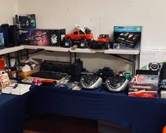 Variety of RC Toys, Vinyl and CD Media and More.