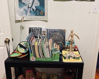 Plush Toys and Children's Books.