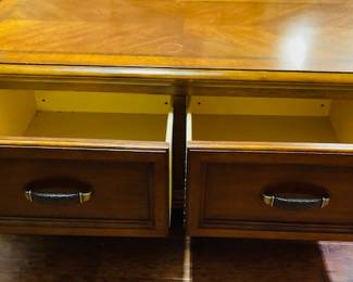 Mid Century 2 Drawer Coffee Table.