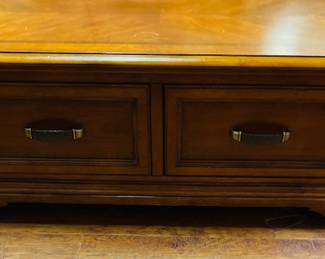 Mid Century 2 Drawer Coffee Table.