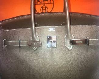 HERME'S BIRKIN 40 cm Nick Paladaium w/papers