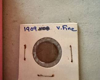 The coins have been removed offsite until days of sale per the families request. 