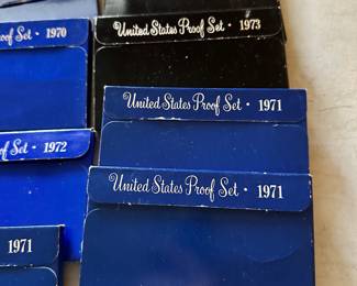 The coins have been removed offsite until days of sale per the families request. 