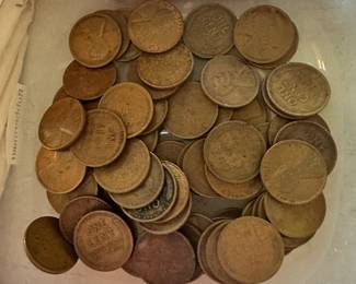 The coins have been removed offsite until days of sale per the families request. 