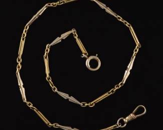 Antique Gold Watch Chain