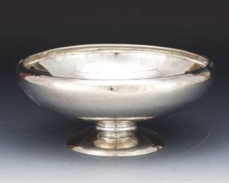 Gorham Sterling Hammered Footed Bowl