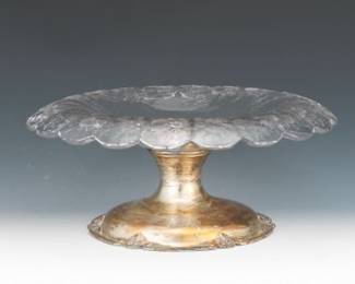 Gorham Sterling Silver and Glass Centerpiece Bowl