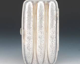 950 Silver Cigar Case