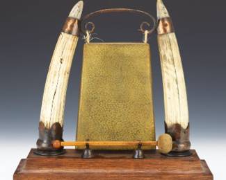 Albert Berry Style Brass and Walrus Task Gong