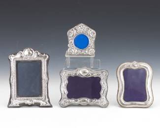 Four Sterling Silver Frames