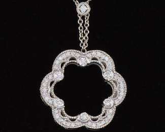 Taco 18K Gold and Diamond Pendant Necklace