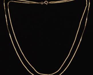 Ladies Double Chain Necklace