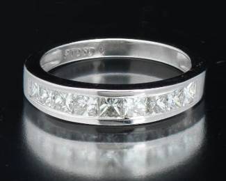 Ladies Platinum and Diamond Band
