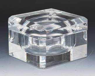 Midcentury Lucite Box