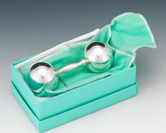 Tiffany Sterling Silver Baby Rattle