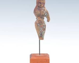 Bronze Figure of a Nude Woman
