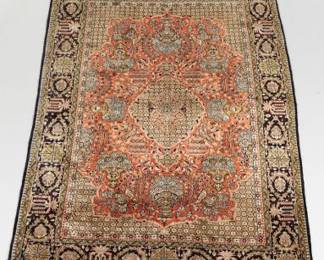 Persian Pure Silk Carpet