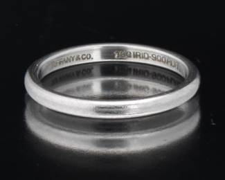 Tiffany Co Platinum Band