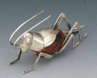 Mexican Silver and Red Jasper Cricket