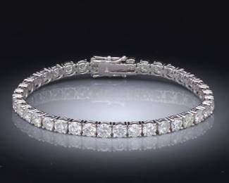 Ladies 12.59 Carat Diamond Tennis Bracelet